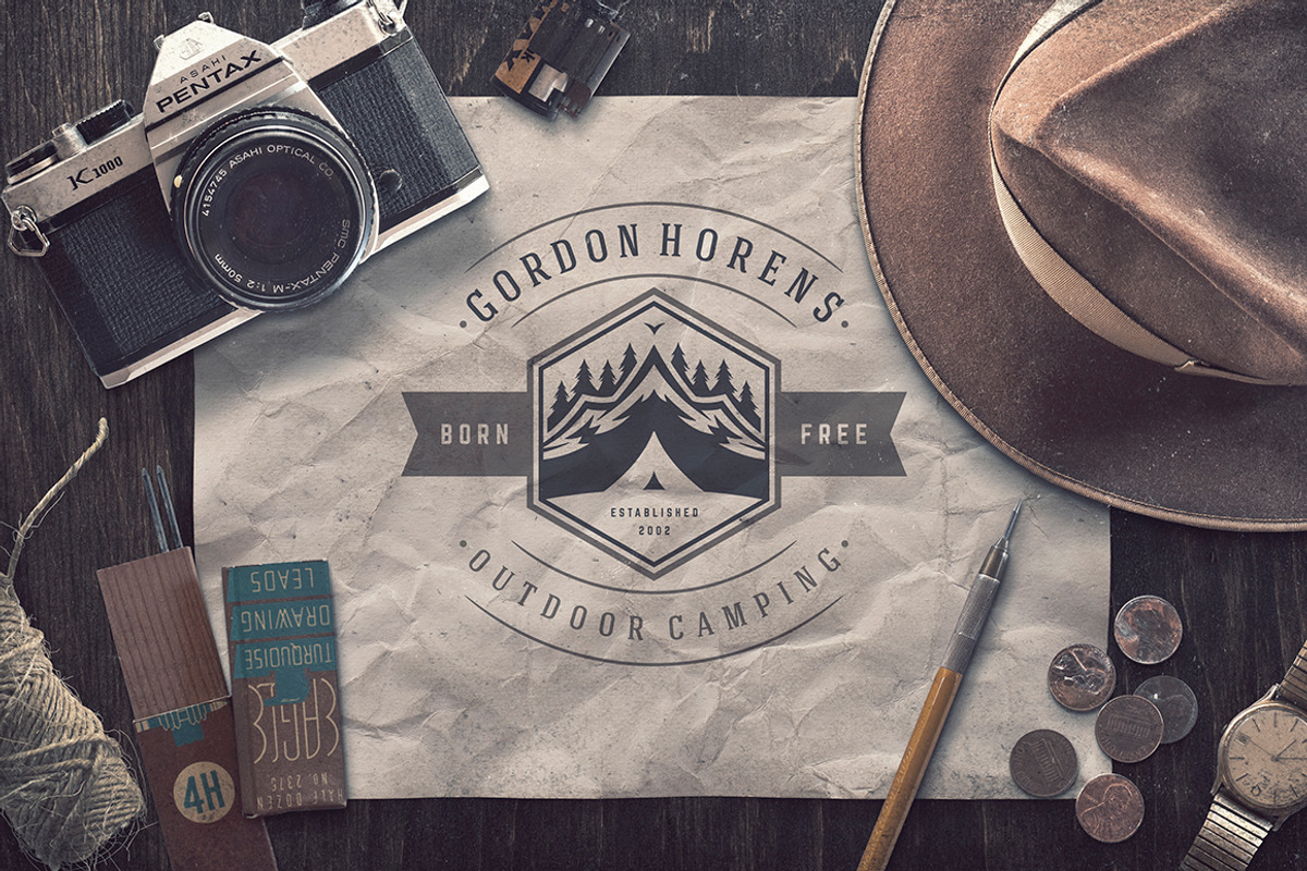 280 Outdoor logos and badges, a Branding & Logo Template by Vasya Kobelev (Photo 21 of 83)