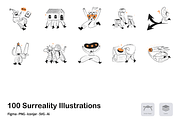 Surreality - 100 illustrations, a Person Illustration by Vectopus.com (Thumbnail 6 of 7)