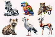 Wild Animals of Africa PNG, an Illustration by Dream Creation (Thumbnail 6 of 7)