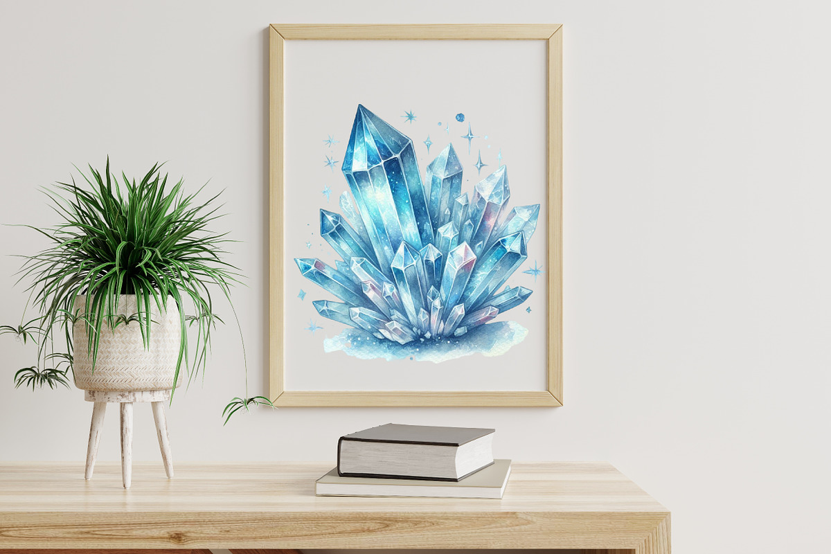Watercolor Winter Ice Clipart, an Illustration by Libby Wishes (Photo 5 of 7)