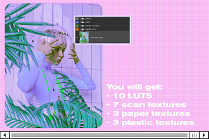 Y2K Lut Machine - Photoshop Template