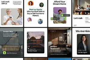 Modern Real Estate Social Media Kit