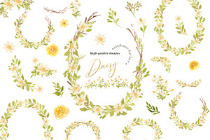 Daisy Flower Truck Clipart