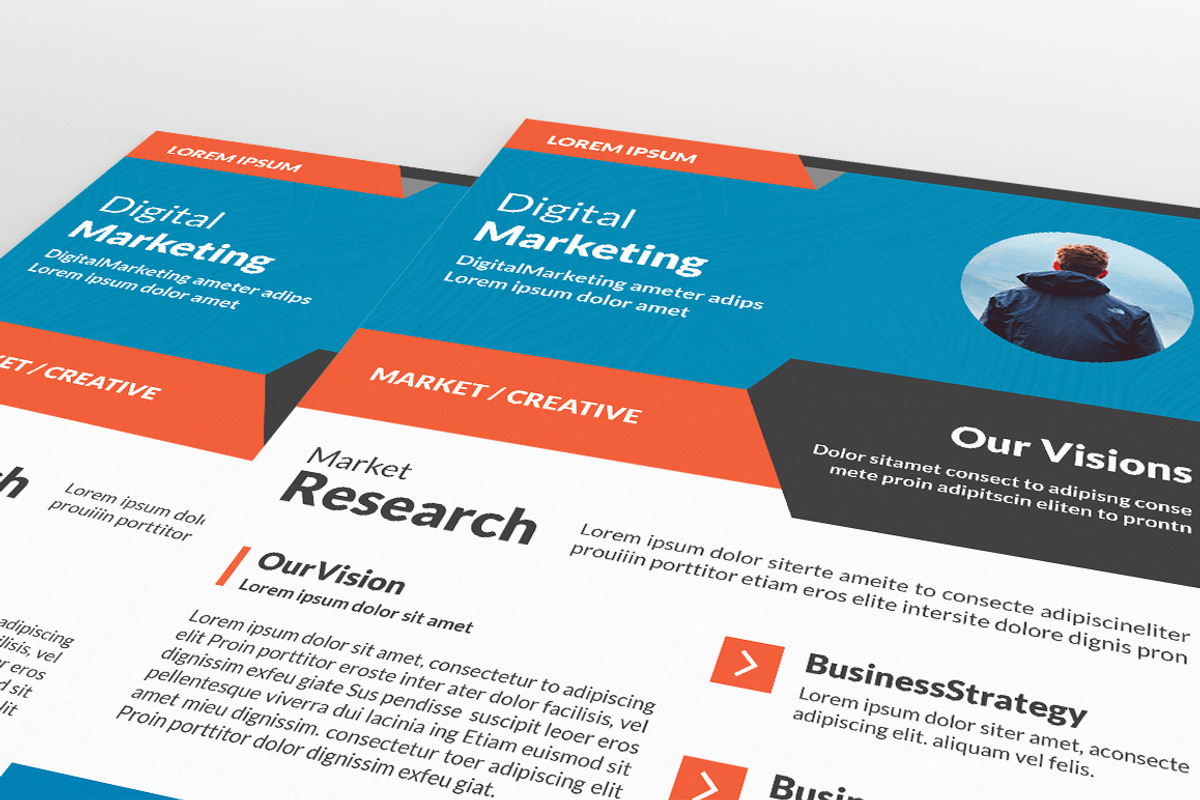 Creative Corporate Flyer V64, a Flyer Template by KHIDD (Photo 2 of 2)