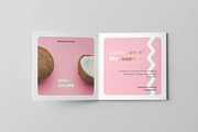 Four Fold Square Brochure Mockup, an Advertising Mockup by DesignRushMarket (Thumbnail 3 of 13)