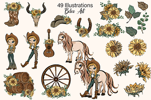 Western Cowgirl Clipart Western How