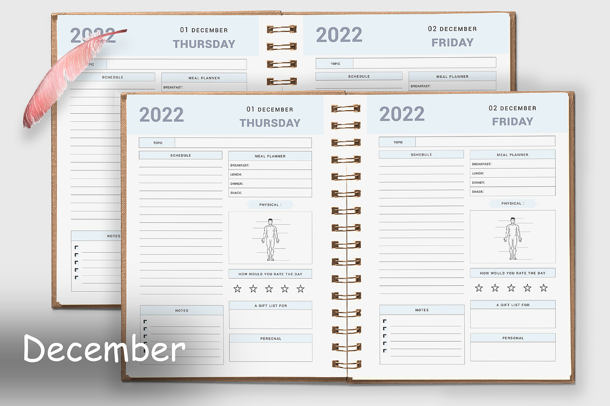 Ultimate Daily Planner Bundle, a Stationery Template by Design Zone