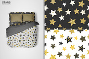 Stars Seamless Patterns, a Pattern Graphic by 3Y_Design (Thumbnail 5 of 6)