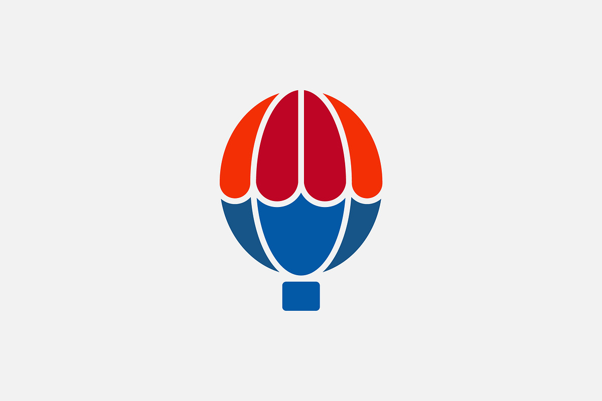 Hot air balloon logo design, a Branding & Logo Template by tmts