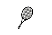 Tennis Racket Icon Silhouette Bundle, an Illustration by Designs_River (Thumbnail 24 of 51)