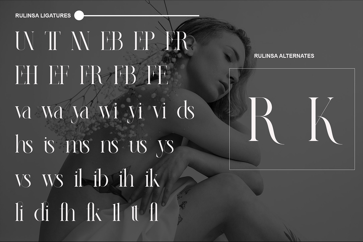 Rulinsa Modern Serif Typeface, a Serif Font by Alfinart (Photo 10 of 10)
