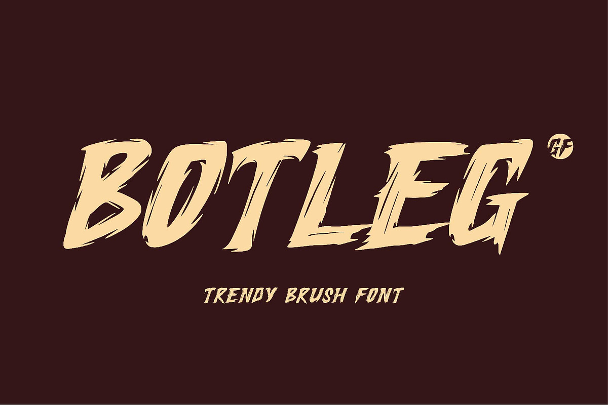 Botleg - Trendy Brush Font, a Handwritten Font by GroovyFontCo (Photo 1 of 7)