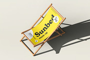 Sunbed Mock-up, a Product Mockup by zippypixelstudio (Thumbnail 3 of 8)