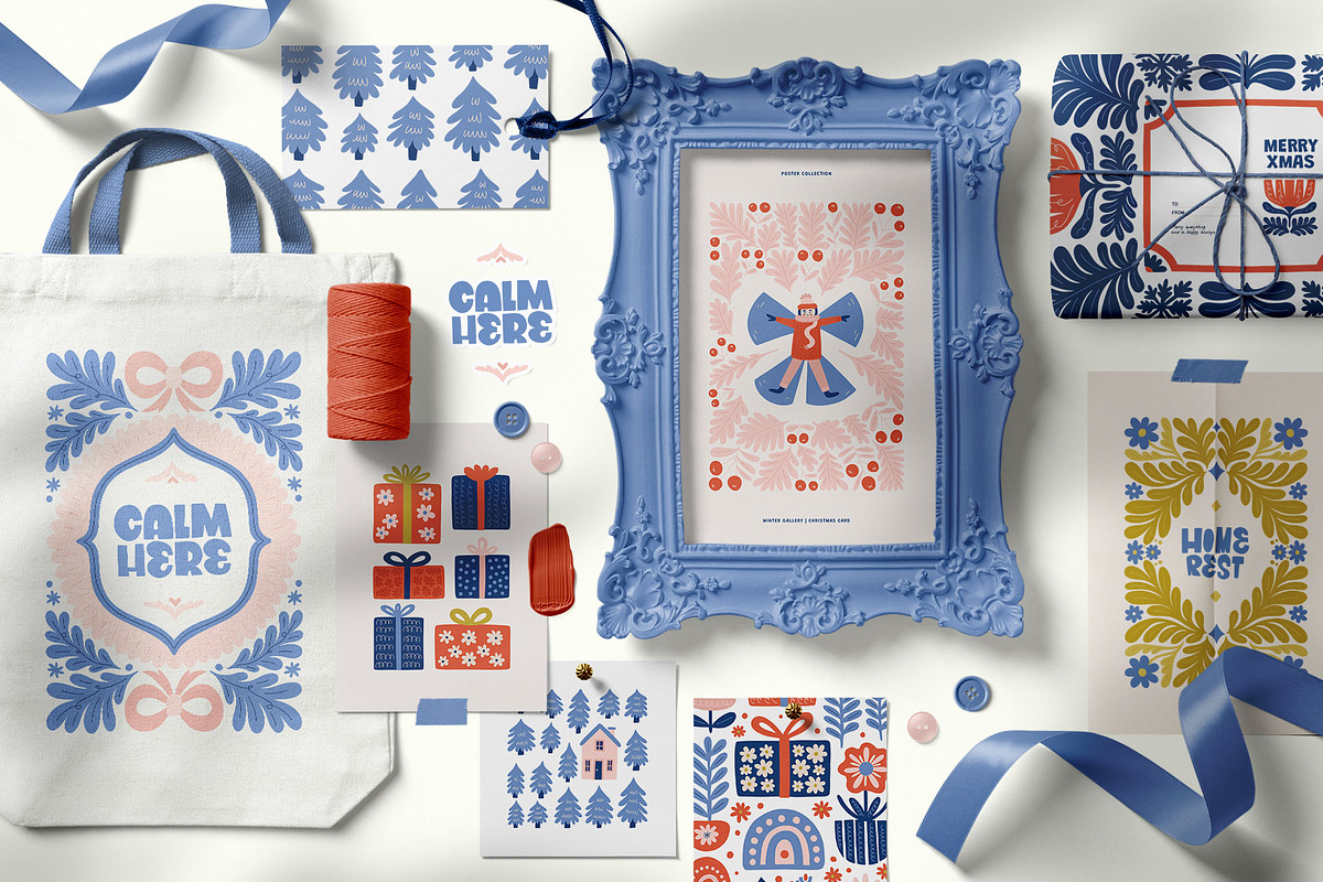 Modern Winter 2 | Wall Art Creator, an Object Graphic by Leleka.Store (Photo 2 of 17)