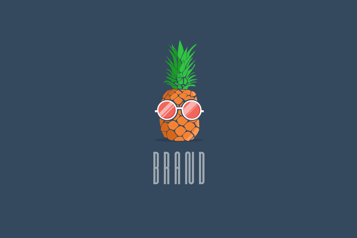 Punk Pineapple Logo, a Branding & Logo Template by LogoFarm