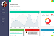 Meteorboard - ReactJS Admin Theme, a Bootstrap Template by Michal's shop (Thumbnail 1 of 3)