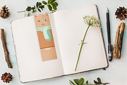 5 Cute Cats Printable Bookmarks, a Stationery Template by land art (Thumbnail 2 of 7)