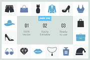 Fashion Glyph Icons V2, a Solid Icon by Jumbo Icons (Thumbnail 2 of 6)