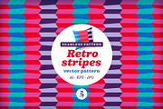4 Retro Seamless Vector Pattern, a Pattern Graphic by Pia Kolle (Thumbnail 8 of 14)