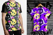 Skull funky seamless patterns, a Pattern Graphic by Seamless and more stuff (Thumbnail 4 of 6)