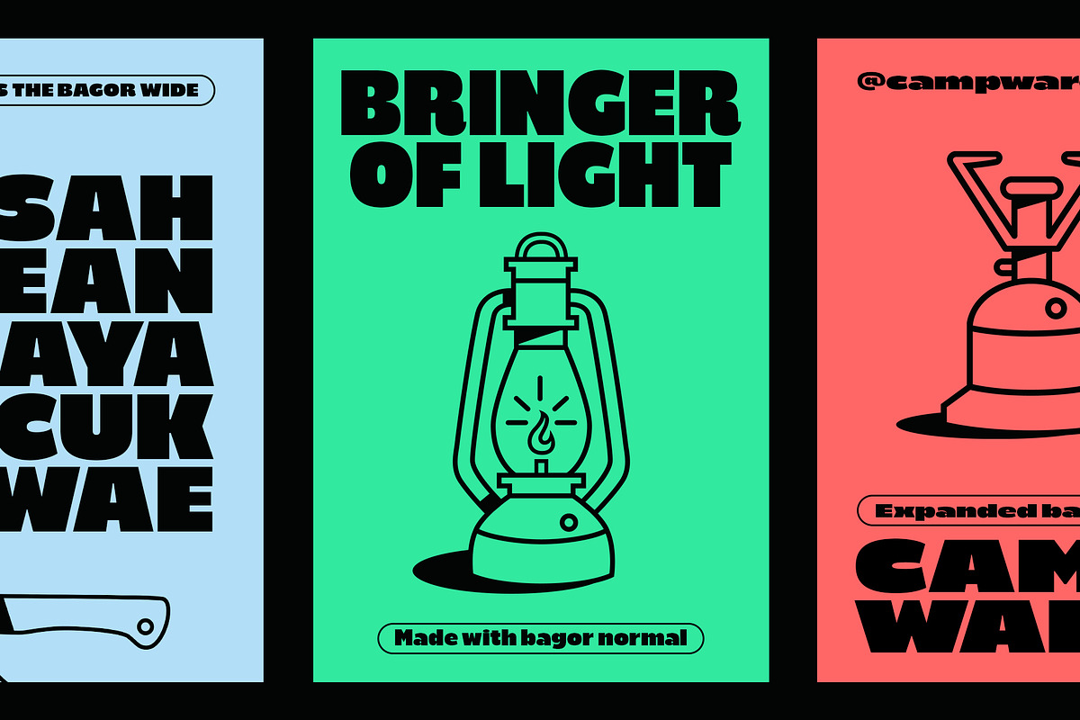 Bagor Font, a Sans Serif Font by trustha (Photo 2 of 12)