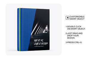 Matte Hardcover Book Mockup