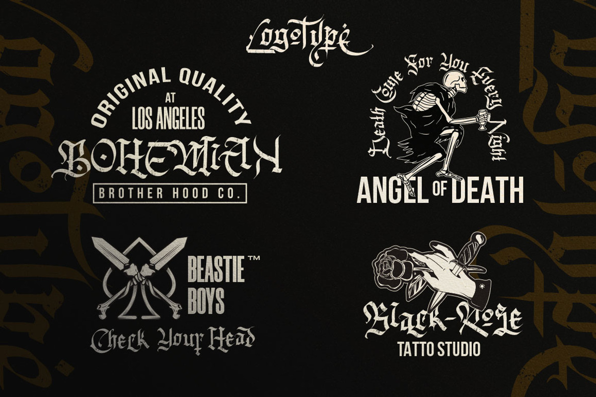 Blackink - Blackletter Font preview 6