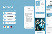 Aithena - AI Chatbot Mobile App, an App Template by twinstd (Thumbnail 1 of 5)