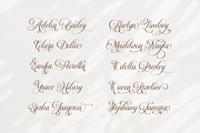 Dellanor Script - A Wedding Font, a Script Font by Ainun Jinan (Thumbnail 7 of 10)