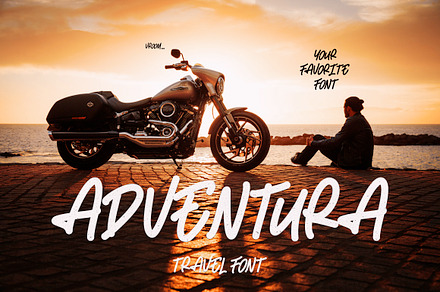 Adventura Handwritten Font, a Script Font by n.A Studio