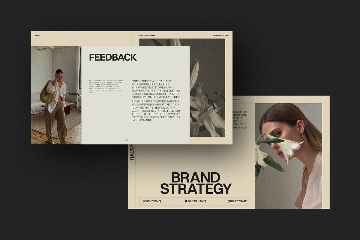 HAUS | Brand Strategy, a Presentation Template by Studio Standard (Photo 5 of 14)