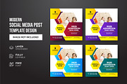 Social Media Post Template, a Social Media Template by gstudiovect21 (Thumbnail 58 of 72)