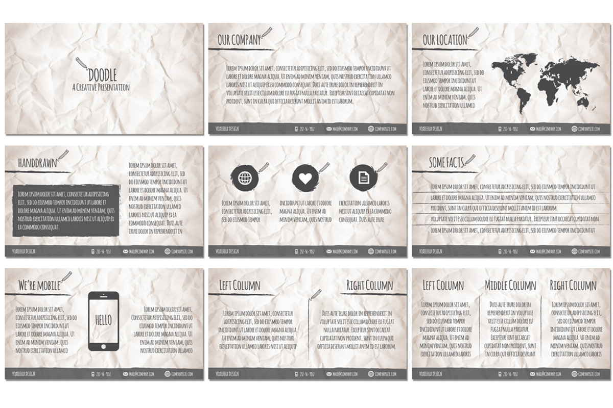 Doodle - Creative Presentation, a Presentation Template by Tugcu Design Co. (Photo 2 of 4)
