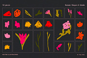 Blossoming Shapes - Florals Set, a Decorative Illustration by line & plane (Thumbnail 4 of 11)