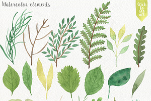 Forest Watercolor DIY