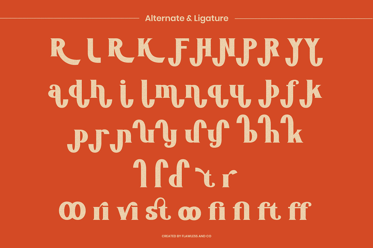 Murillino – Retro Serif Font, a Serif Font by Flawless And Co (Photo 10 of 10)
