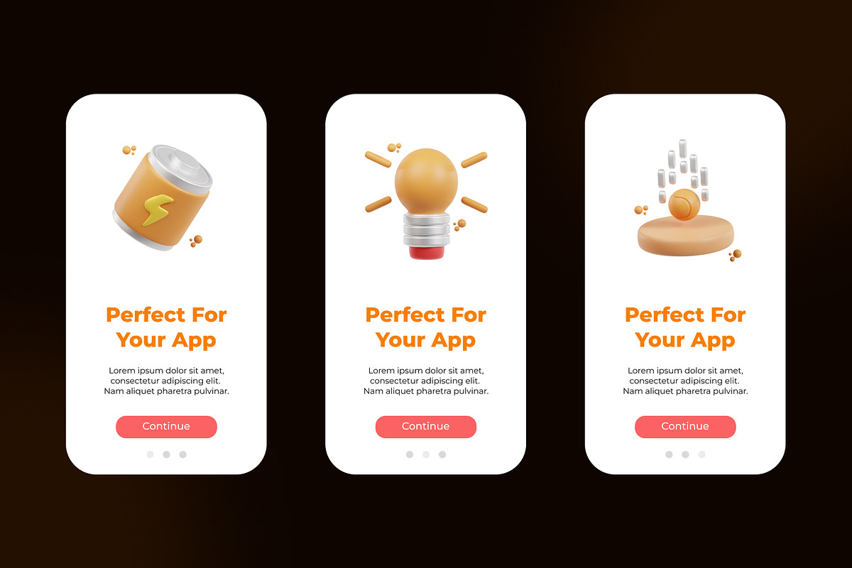 Physics 3D Icon Set, an Object 3D Model by Karacis Studio (Photo 5 of 6)