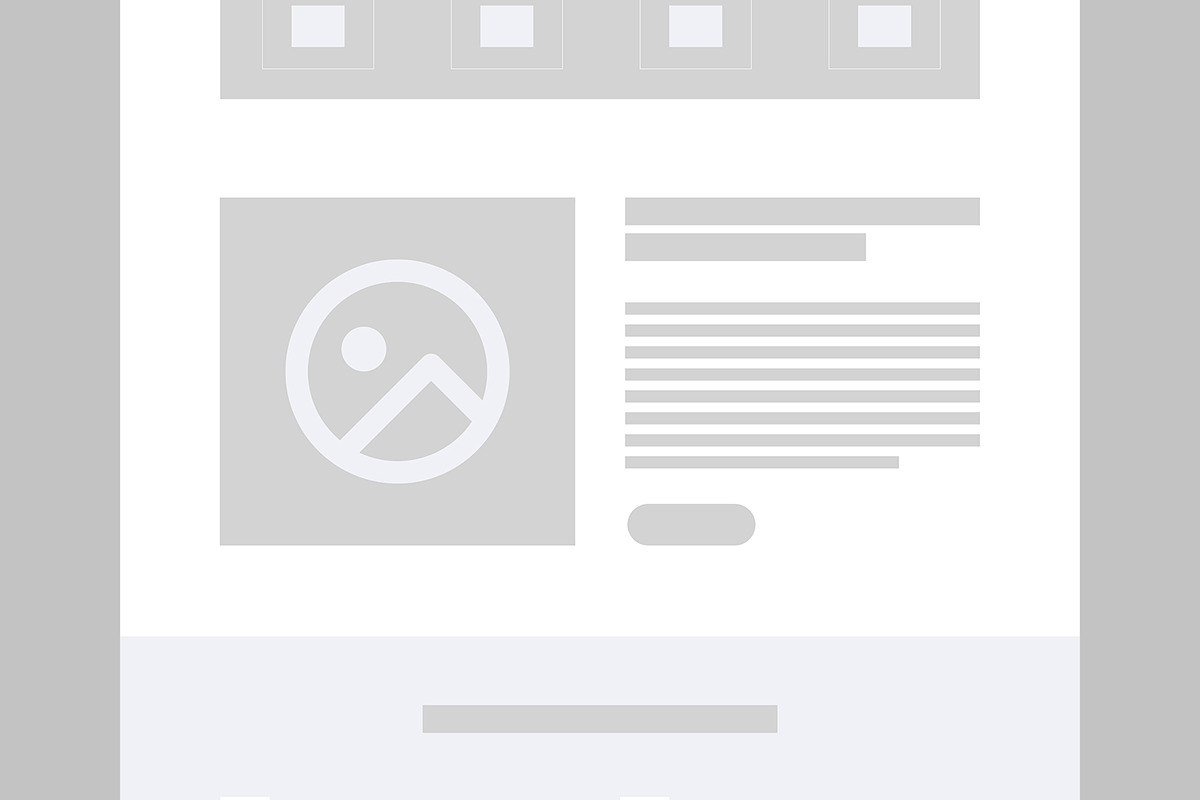 Landing Page Wireframe Template, a Landing Page Template by ContestDesign (Photo 3 of 6)