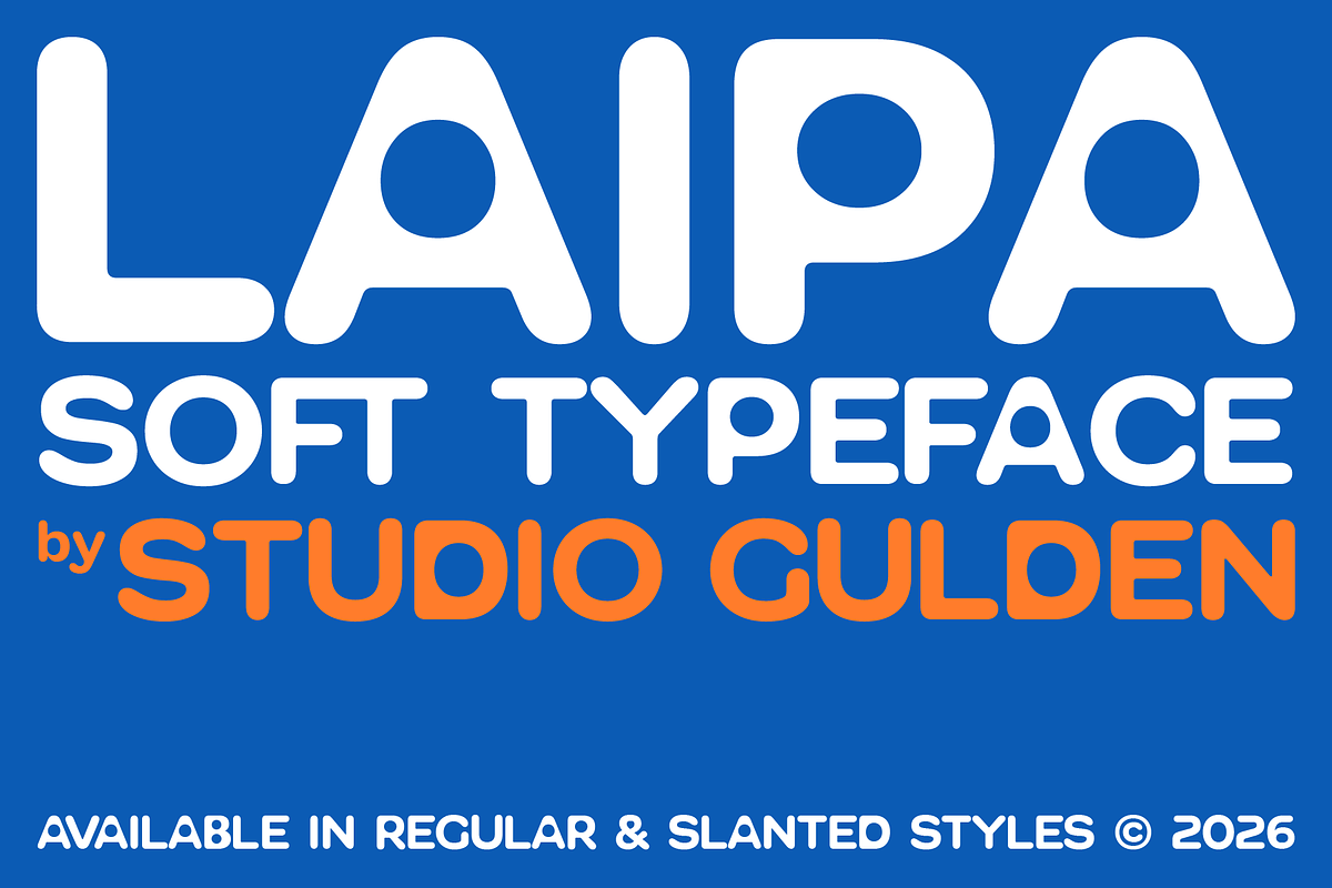 SG Laipa Soft Rounded, a Sans Serif Font by Studio Gulden (Photo 1 of 15)
