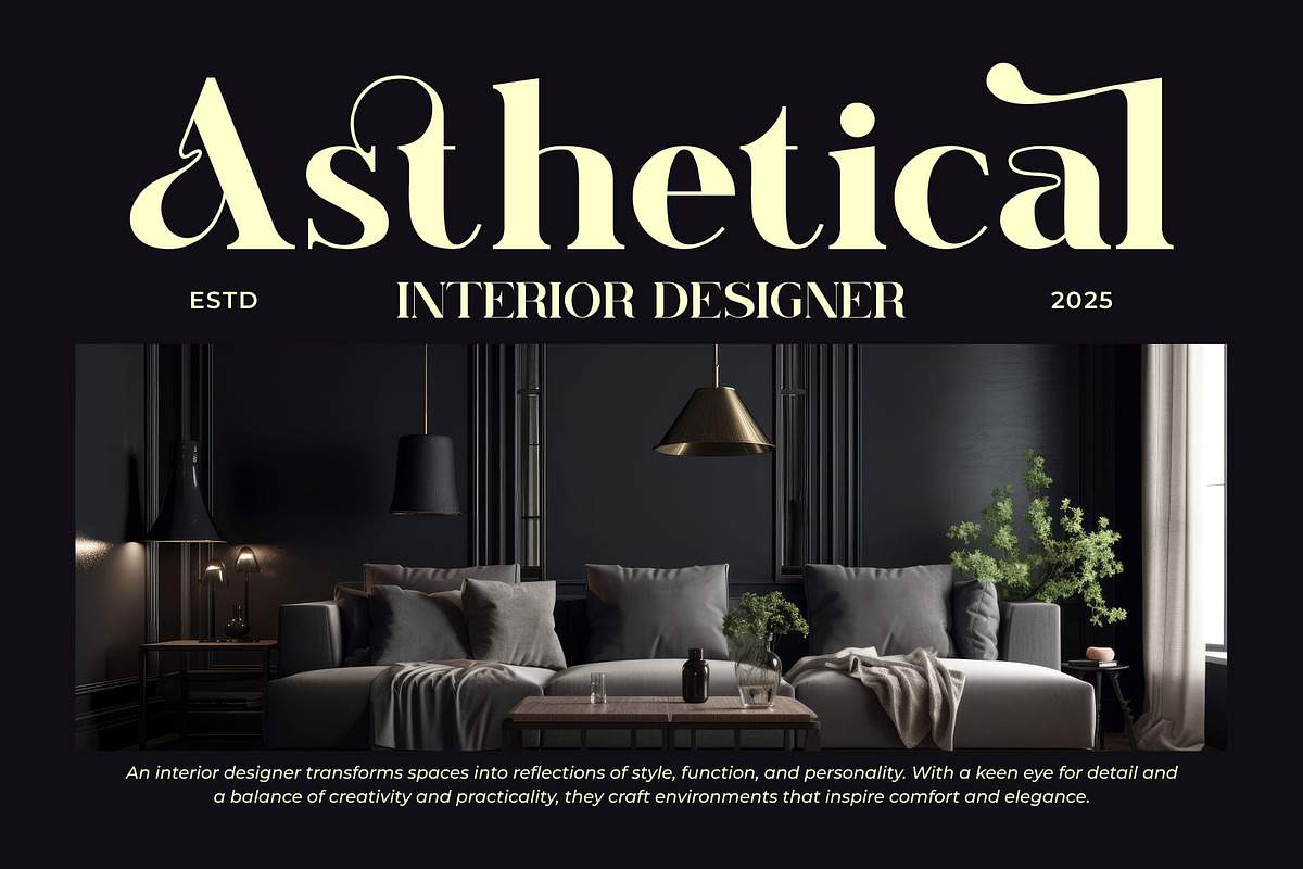 Anliba || Modern Classy Serif Font, a Serif Font by Ermedia Studio (Photo 8 of 10)