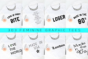 Big Bundle-Feminine Graphic Tees, a Background Graphic by iloladesign (Thumbnail 21 of 36)