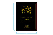 Wedding Invitation Mockup + Template, an Invitation Template by Korner (Thumbnail 10 of 12)