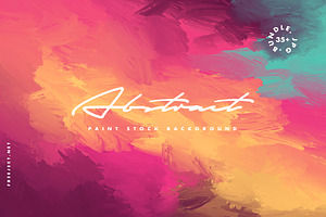 35 Abstract Paint Background Bundle