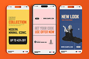 Fashion Social Media Story Post Set, a Social Media Template by MightyDesign (Thumbnail 1 of 6)