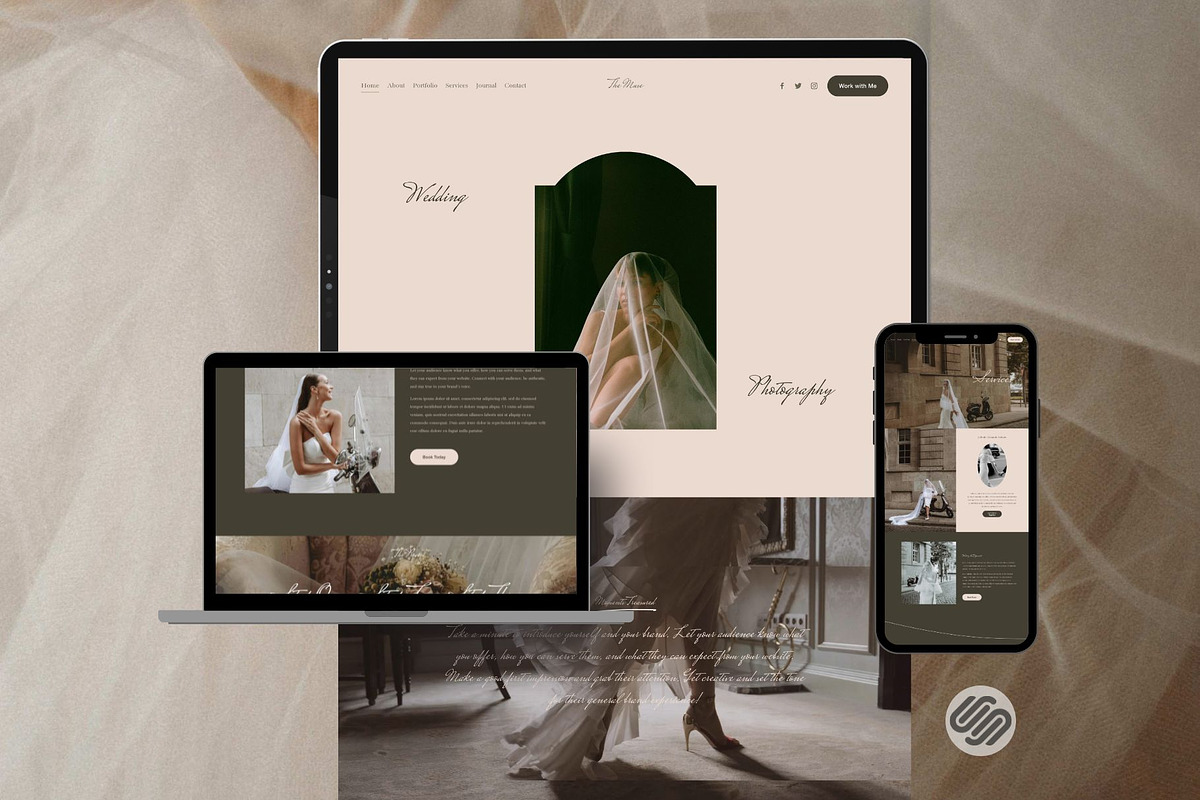 Squarespace 7.1 Template: The Muse