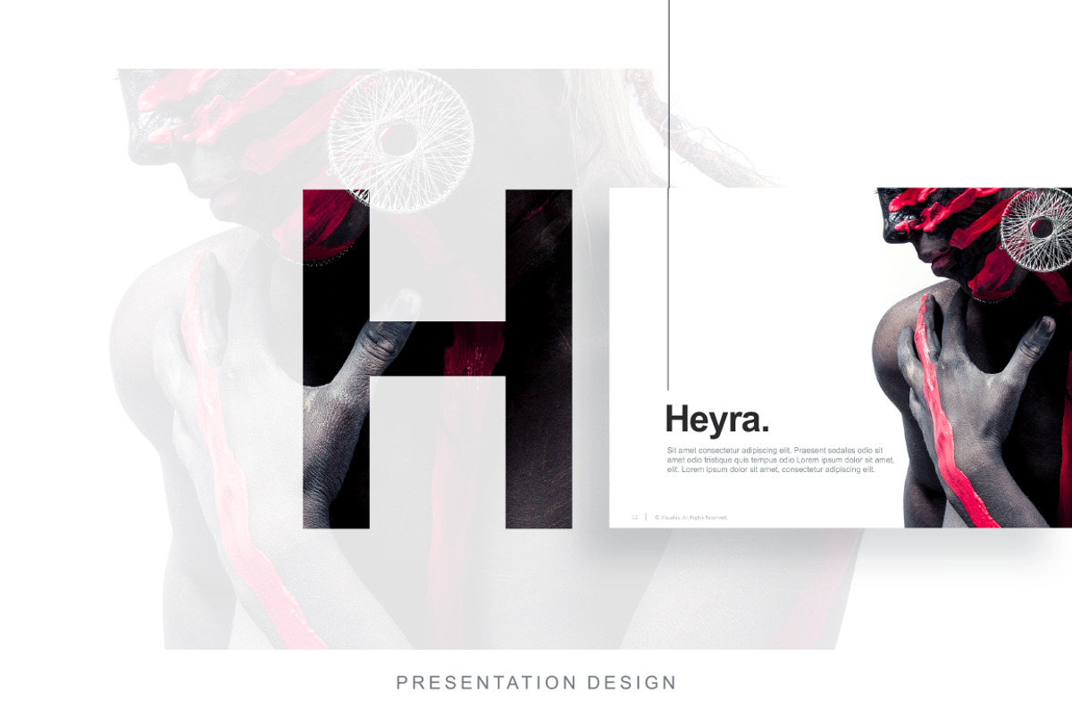 Heyra Powerpoint Template, a Presentation Template by Vizualus (Photo 1 of 14)