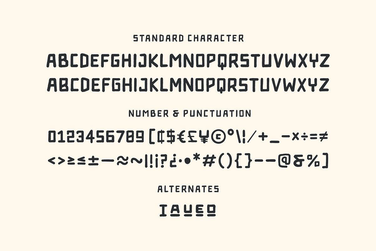 Undos Paintes Font, a Sans Serif Font by trustha (Photo 15 of 15)