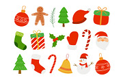 Merry christmas elements decoration., an Object Graphic by kaisorn (Thumbnail 3 of 3)