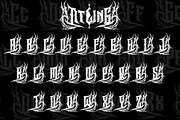 Heavytal - Heavy Metal Font, a Blackletter Font by Letterara (Thumbnail 14 of 15)