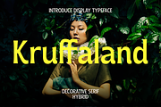Kruffaland - Decorative Serif Font, a Serif Font by Studio Moara (Thumbnail 1 of 8)
